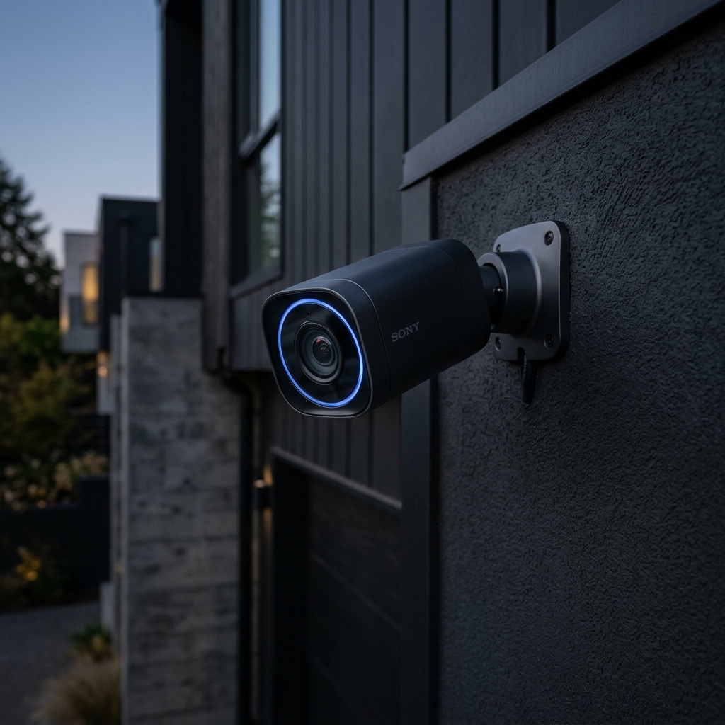 Professional 4K Wired & Wireless Security Camera Installed
